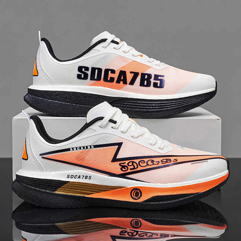 Men'S Shoes In Style - รองเท้าวิ่งลำลองสำหรับผู้ชาย พื้นคาร์บอน ออกแบบพิเศษสำหรับการวิ่งมาราธอน ระบายอากาศได้ดี น้ำหนักเบา รองเท้ากีฬาสำหรับผู้หญิงที่สวมใส่สบาย