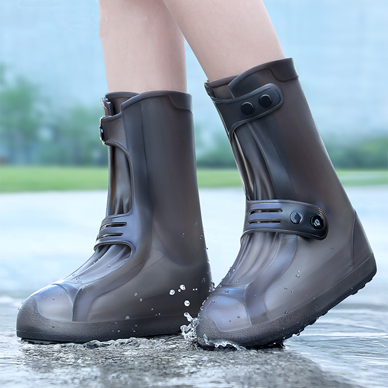 Men Shoes Xxl - M-XXL ฝนรองเท้ากันน้ํา Anti-SLIP รองเท้าฝนกลางแจ้งสวมใส่ยาง Overshoes สําหรับผู้หญิงผู้ชายรองเท้าอุปกรณ์เสริม