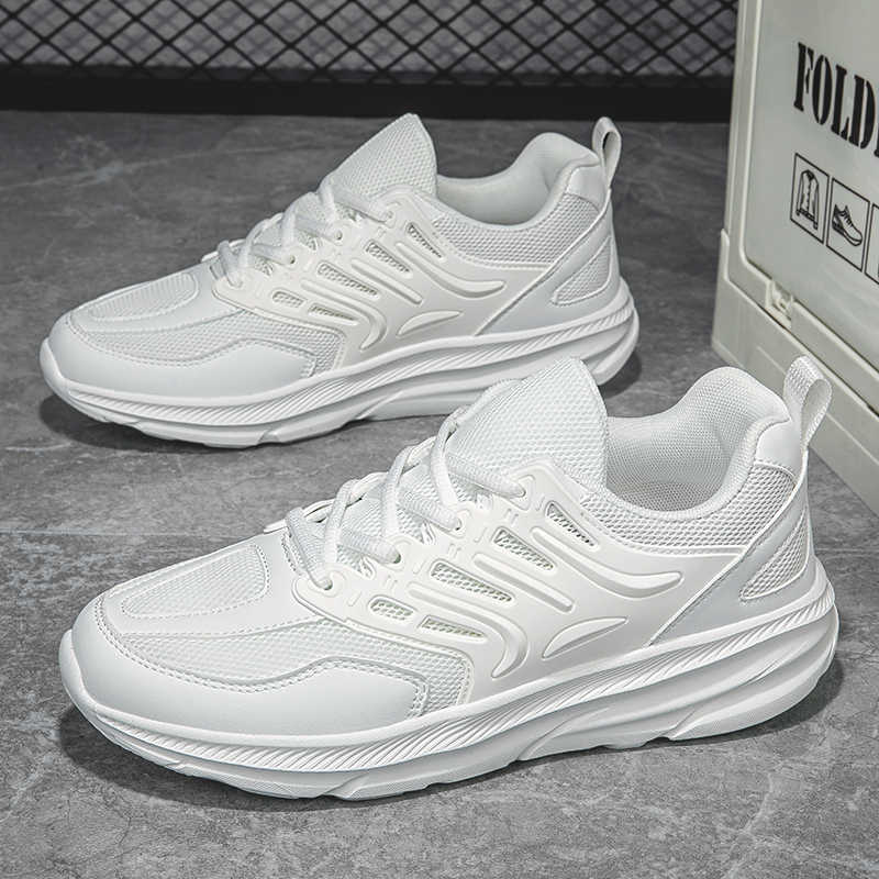 Men'S Shoes For Gym - รองเท้าบูท Ecoleather Plateforme สีบานเย็น รองเท้าผ้าใบลำลองสำหรับผู้ชาย ไซส์