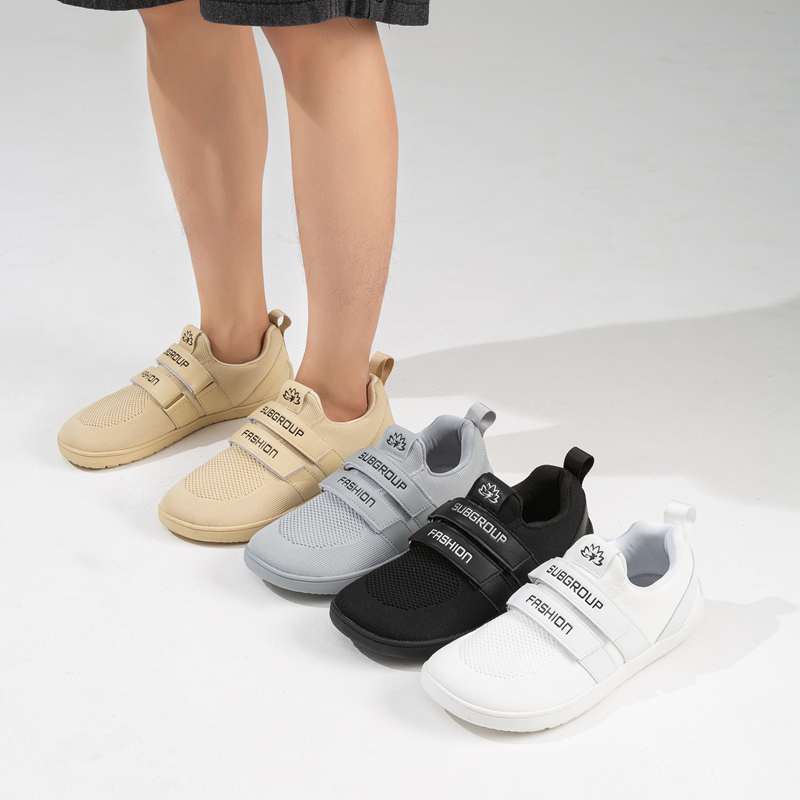 Men Shoes Velcro - ผู้ชายสบายๆกีฬารองเท้า Anti SLIP Broad Foot สวมใส่การปิดกั้นสี