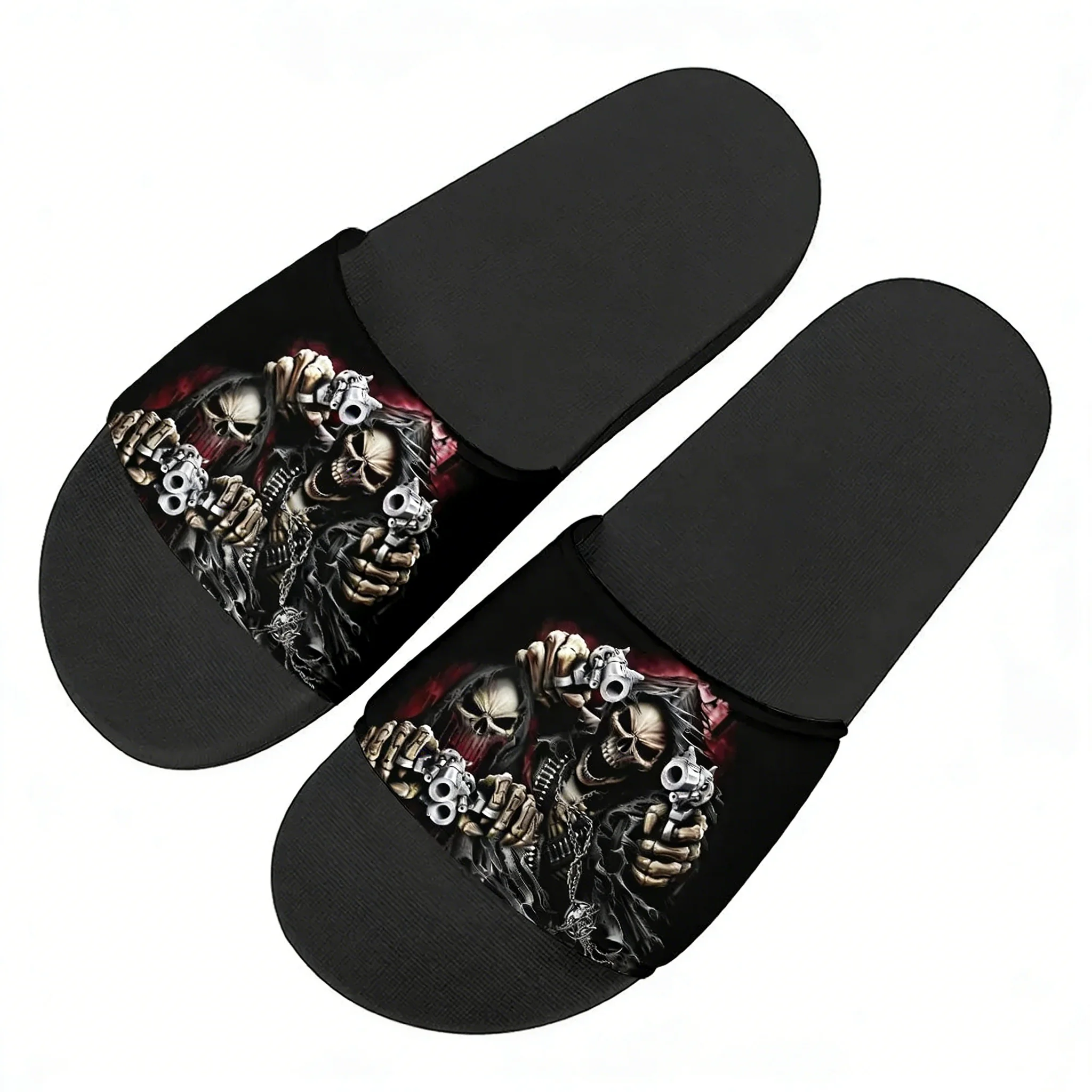 Men'S Shoes In Style - รองเท้าแตะลายโครงกระดูกสุดเท่ รองเท้าใส่ในบ้าน รองเท้าลำลองสไตล์เรโทร สำหรับผู้ชาย ผู้หญิง วัยรุ่น