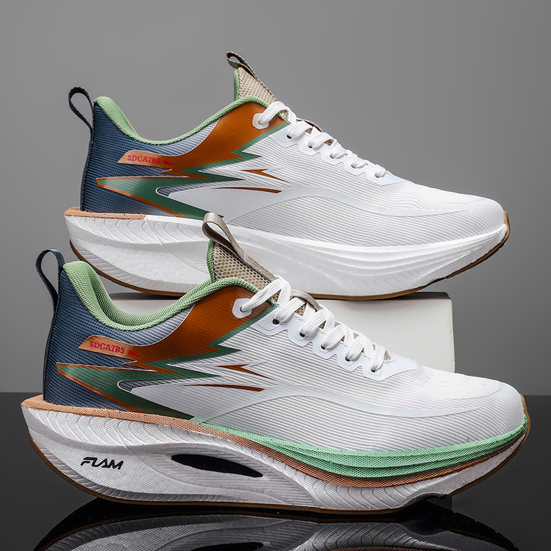 Men'S Shoes For Gym - รองเท้าผ้าใบลำลองแบบยูนิเซ็กซ์ - ด้านบนและพื้นรองเท้าระบายอากาศได้ดี รองเท้าน้ำหนักเบาสำหรับทุกฤดูกาล ใช้ในยิมและสวมใส่ในชีวิตประจำวัน มีดีไซน์หัวมนแบบโลว์ท็อป