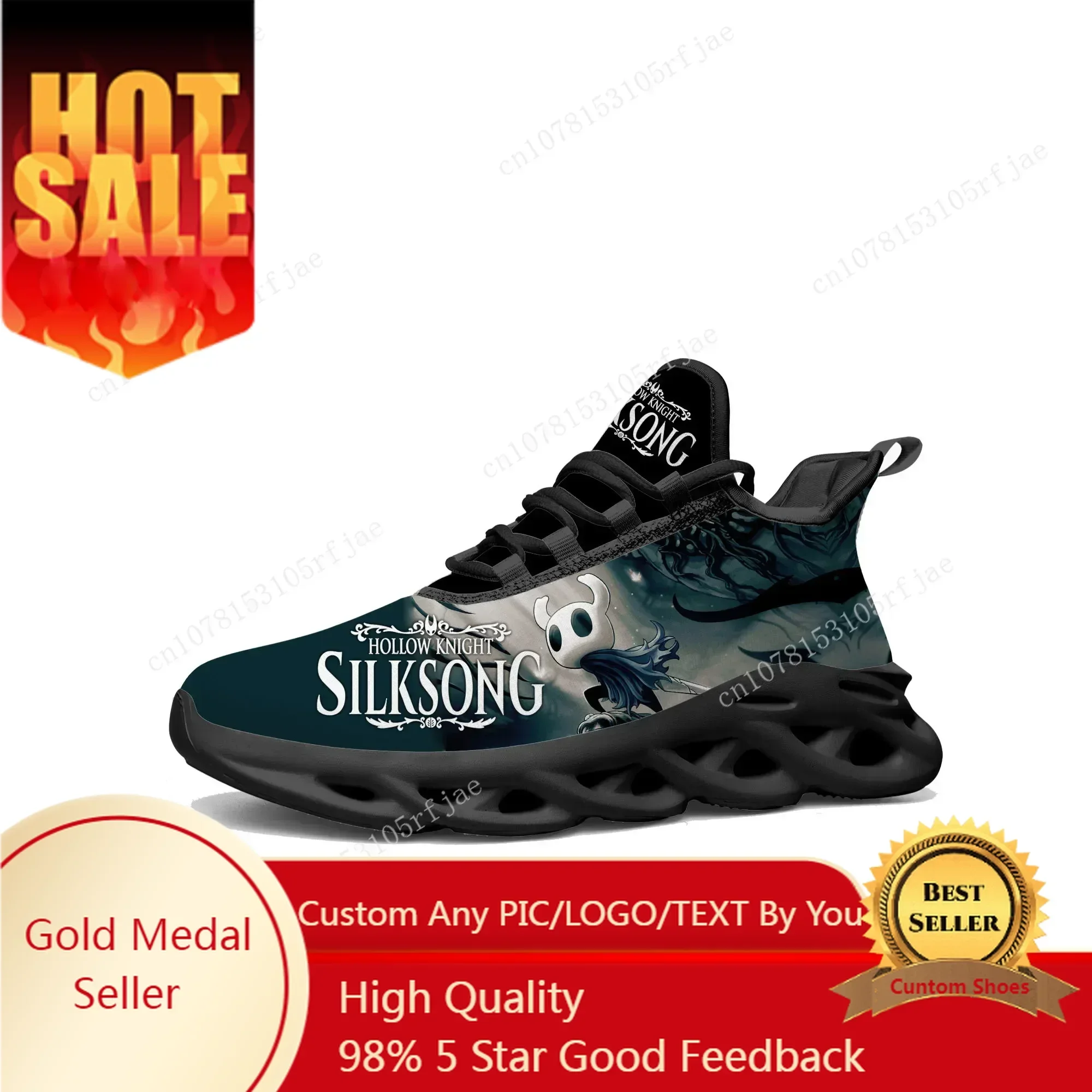 Men'S Shoes In Style - การ์ตูนเกม Ghost Hollow Knight รองเท้าผ้าใบแบบสวมสำหรับผู้ชายและผู้หญิง รองเท้ากีฬาวิ่ง