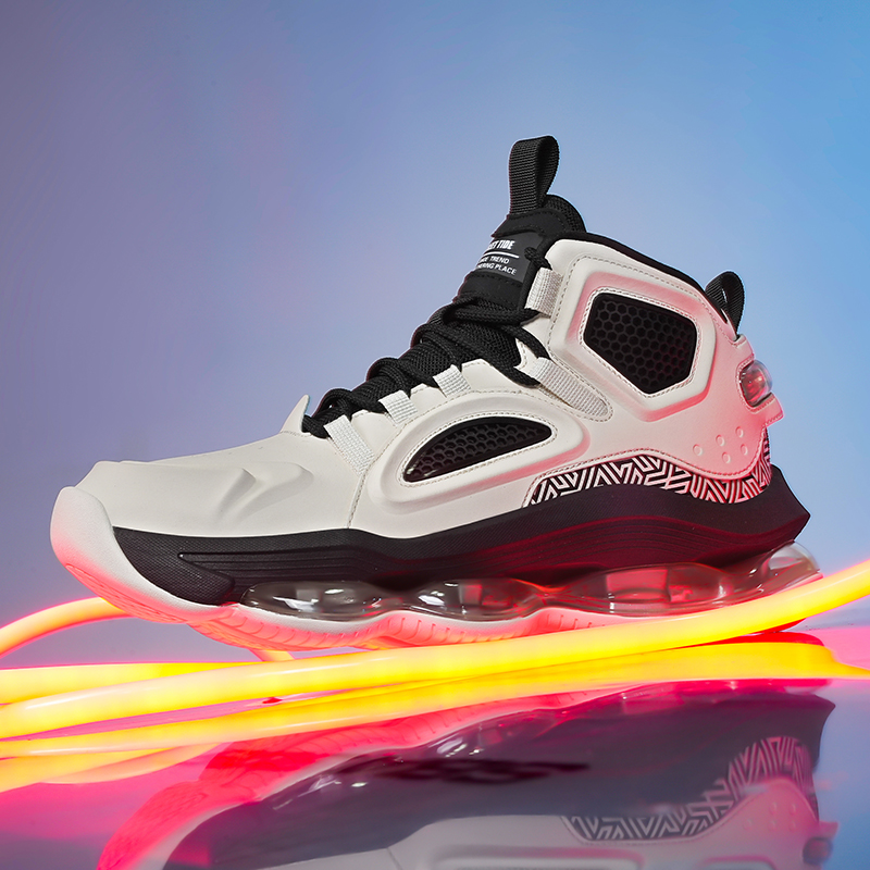 Men'S Shoes For Gym - รองเท้าบาสเก็ตบอลผู้ชายระบายอากาศได้ดี รองเท้าวิ่งกันลื่น รองเท้ากีฬาสำหรับออกกำลังกายในยิม รองเท้าบาสเก็ตบอลสำหรับผู้หญิง