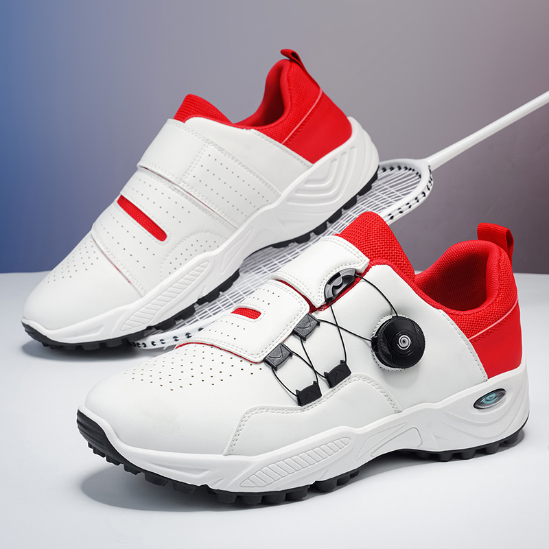 รองเท้าเทนนิสผู้ชายแบบหมุนปุ่ม - Men Shoes Velcro บทวิจารณ์และราคา