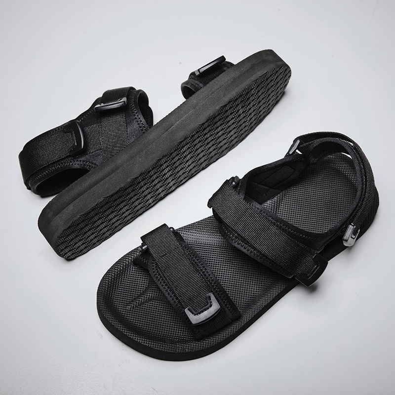 รองเท้าแตะแบบปรับได้สำหรับเท้า - Men Shoes Velcro บทวิจารณ์และราคา