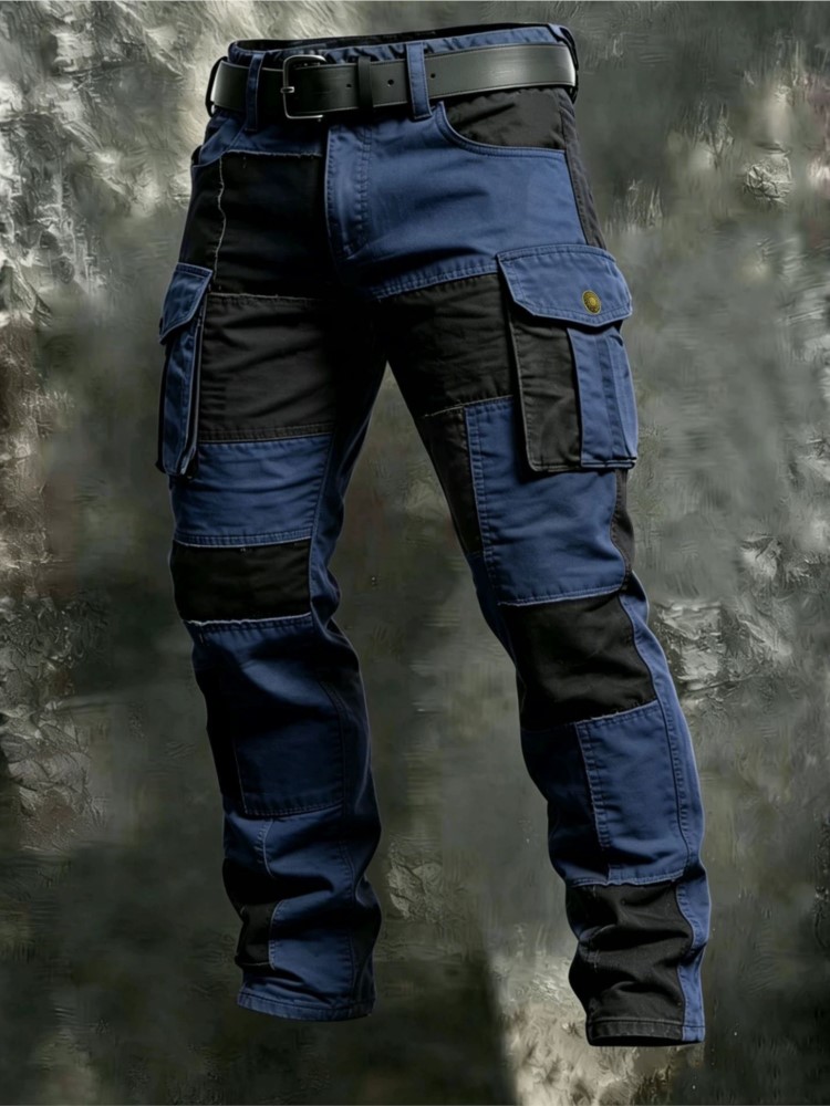 กางเกงคาร์โก้ผู้ชายผ้าฝ้ายสีกา - Men Shoes Joggers บทวิจารณ์และราคา