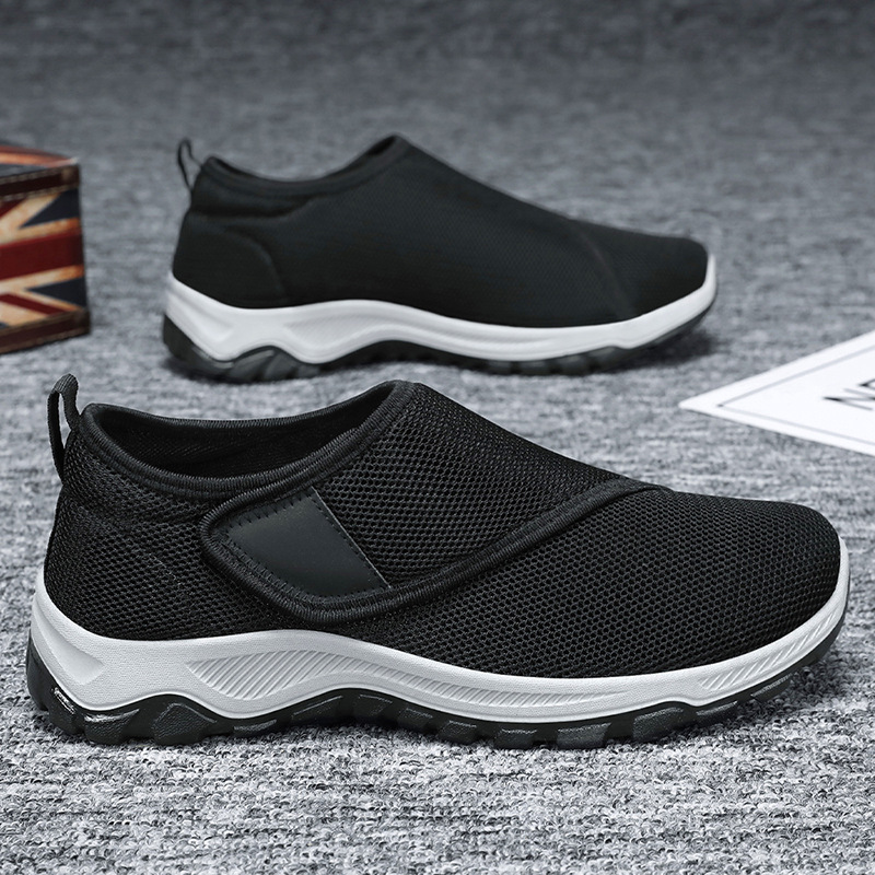 2026 ฤดูร้อนใหม่รองเท้าตาข่ายผ - Men Shoes Velcro บทวิจารณ์และราคา