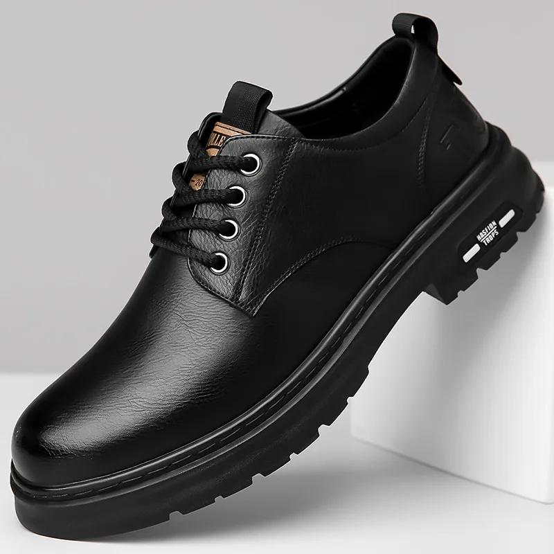 รองเท้าหนังลำลองผู้ชาย ดีไซน์ท - Men Shoes Boss บทวิจารณ์และราคา
