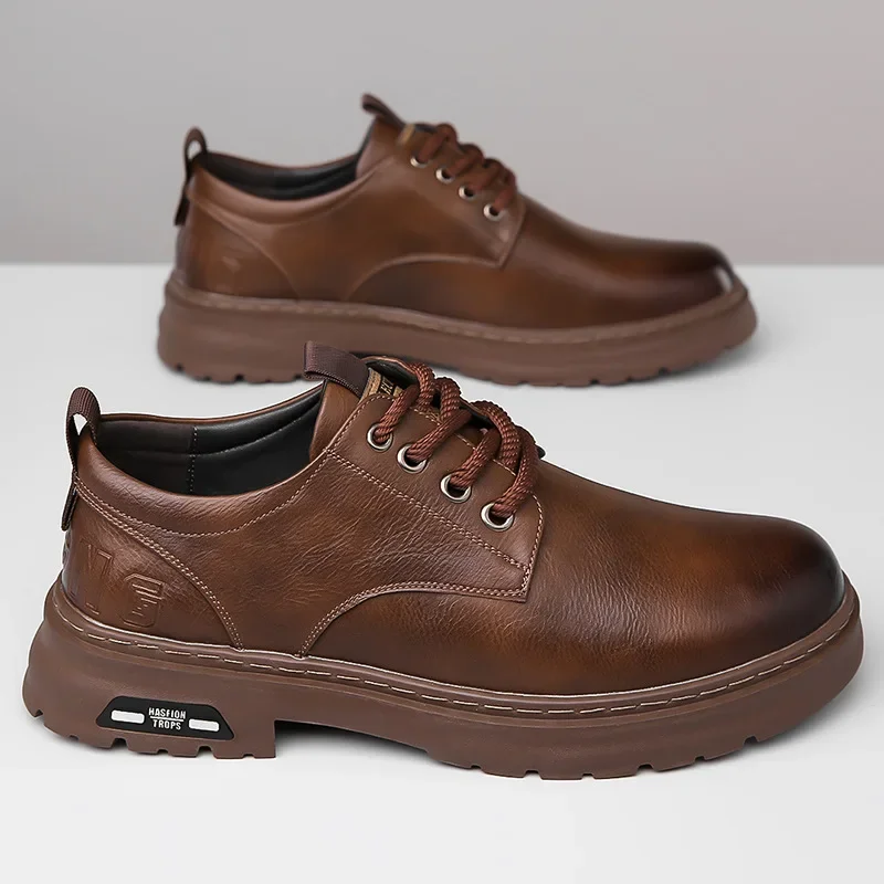 รองเท้าหนังลำลองผู้ชาย ดีไซน์ท - Men Shoes Boss บทวิจารณ์และราคา