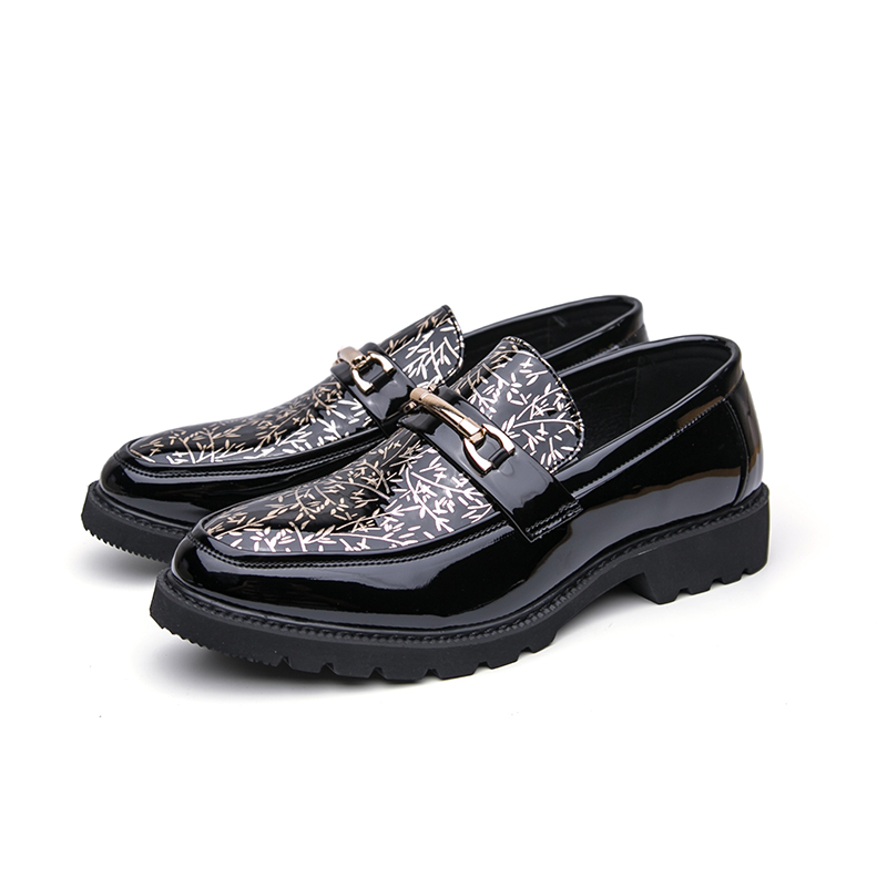 รองเท้าโลฟเฟอร์หนังแก้วลายไม้ไ - Men Shoes Boss บทวิจารณ์และราคา