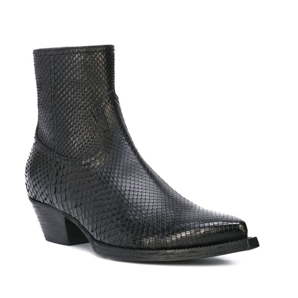 รองเท้าบูทเชลซีผู้ชาย หนังแท้  - Men Shoes Boss บทวิจารณ์และราคา