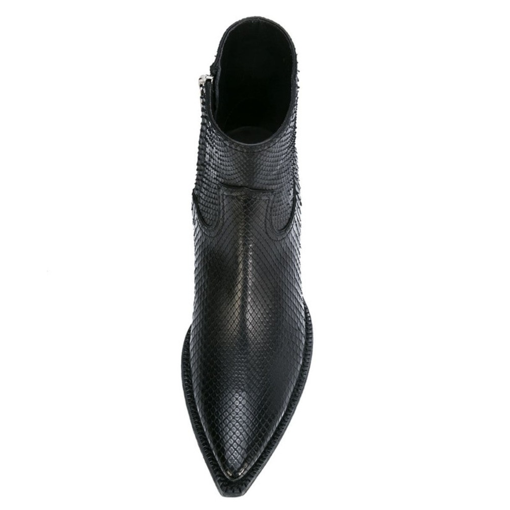 รองเท้าบูทเชลซีผู้ชาย หนังแท้  - Men Shoes Boss บทวิจารณ์และราคา
