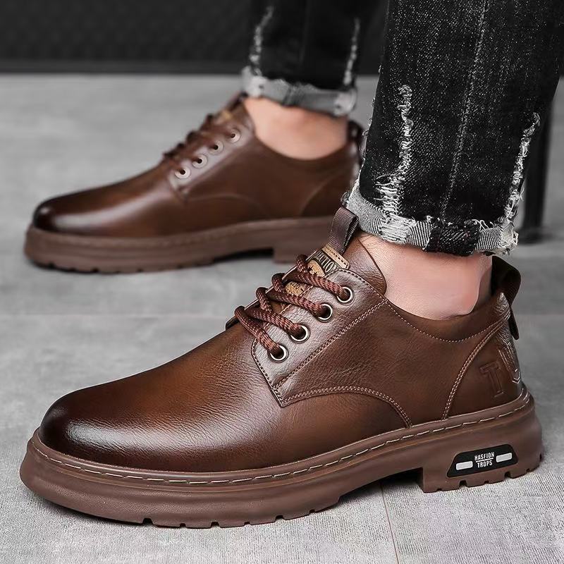 รองเท้าหนังนุ่มสไตล์ลำลองสำหรั - Men Shoes Boss บทวิจารณ์และราคา