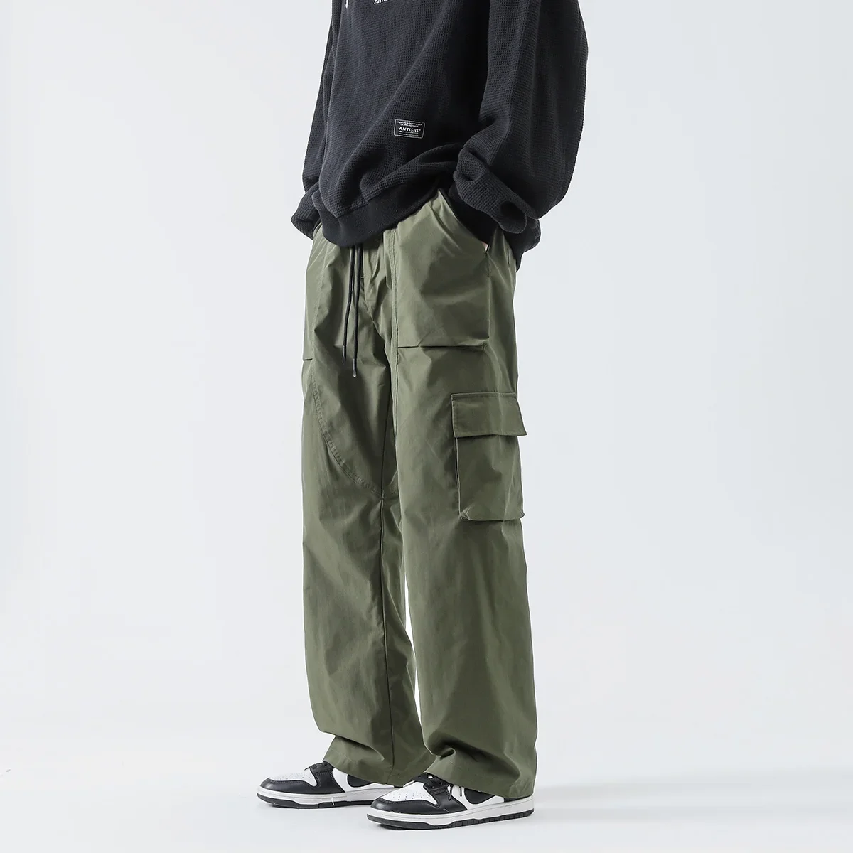 กางเกงคาร์โก้ฮิปฮอปจ๊อกกิ้งแนว - Men Shoes Joggers บทวิจารณ์และราคา
