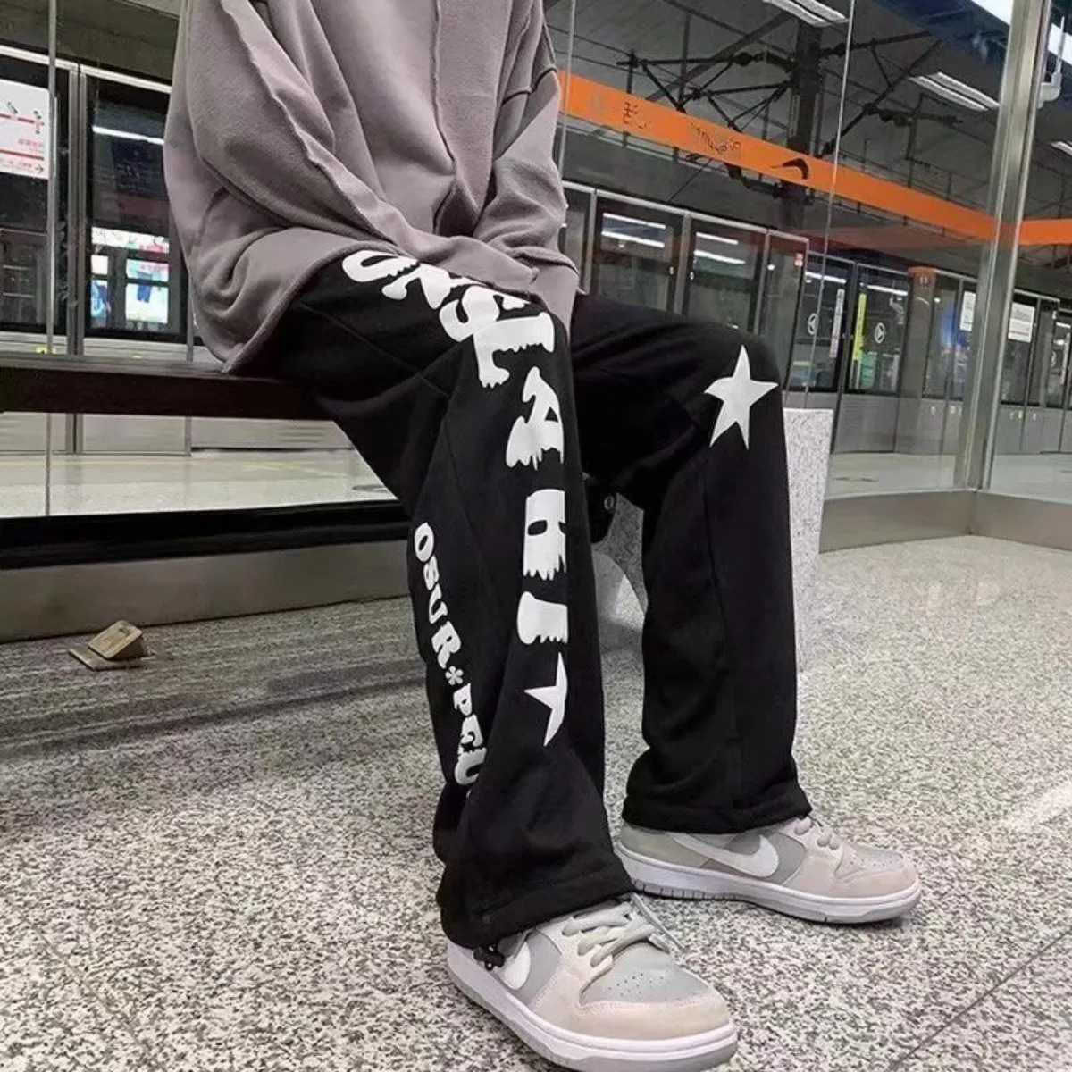 แฟชั่นผู้ชาย กางเกงวอร์มทรงหลว - Men Shoes Joggers บทวิจารณ์และราคา