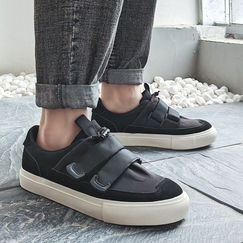 รองเท้าสําหรับบุรุษคลาสสิกขี้เ - Men Shoes Velcro บทวิจารณ์และราคา