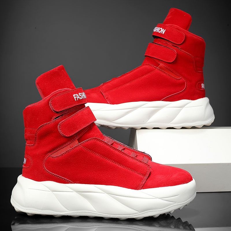 2026 สีม่วงรองเท้าผ้าใบผู้ชายเ - Men Shoes Velcro บทวิจารณ์และราคา