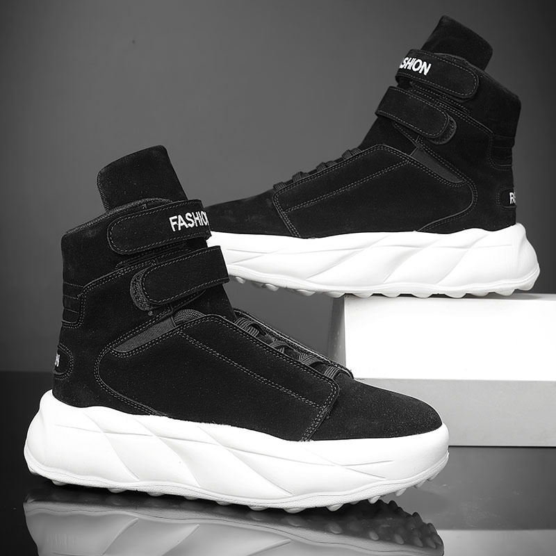 2026 สีม่วงรองเท้าผ้าใบผู้ชายเ - Men Shoes Velcro บทวิจารณ์และราคา