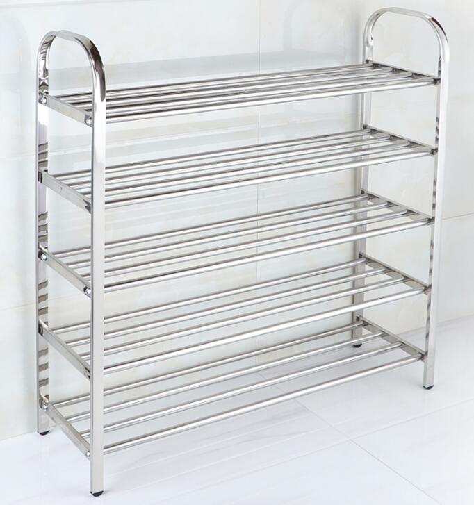 ชั้นวางรองเท้าสแตนเลสยืนชั้นวา - Men Shoes Rack บทวิจารณ์และราคา