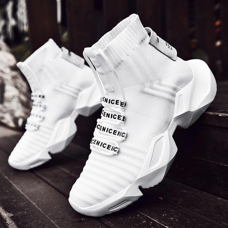 Plus ขนาดสูงขนาดใหญ่กีฬาถุงเท้ - Men Shoes Online Shopping บทวิจารณ์และราคา