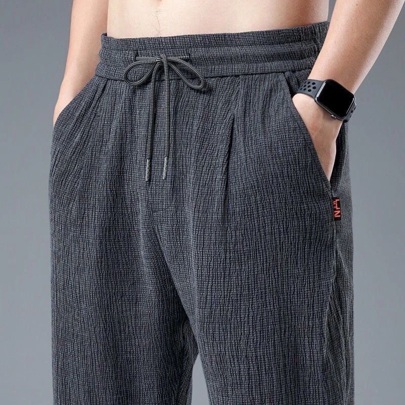ฤดูร้อนผ้าไหมน้ําแข็ง Man Jogg - Men Shoes Joggers บทวิจารณ์และราคา