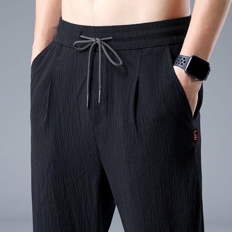 ฤดูร้อนผ้าไหมน้ําแข็ง Man Jogg - Men Shoes Joggers บทวิจารณ์และราคา