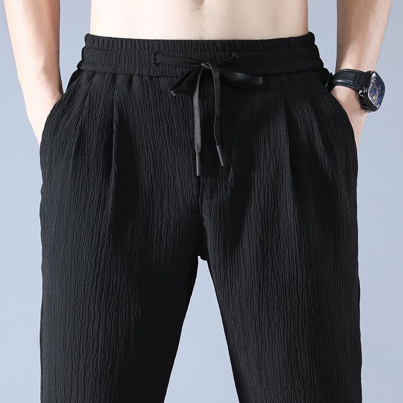 ฤดูร้อนผ้าไหมน้ําแข็ง Man Jogg - Men Shoes Joggers บทวิจารณ์และราคา