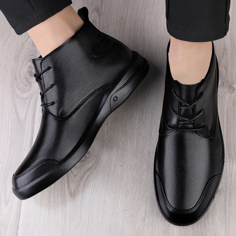 รองเท้าบูทข้อเท้าสุดหรูคุณภาพส - Men Shoes Boss บทวิจารณ์และราคา