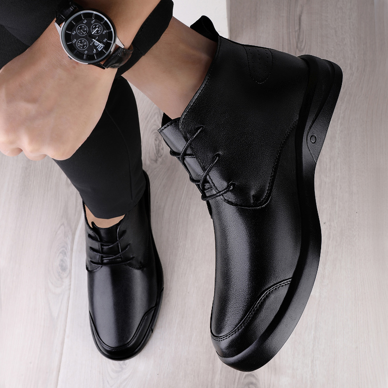 รองเท้าบูทข้อเท้าสุดหรูคุณภาพส - Men Shoes Boss บทวิจารณ์และราคา
