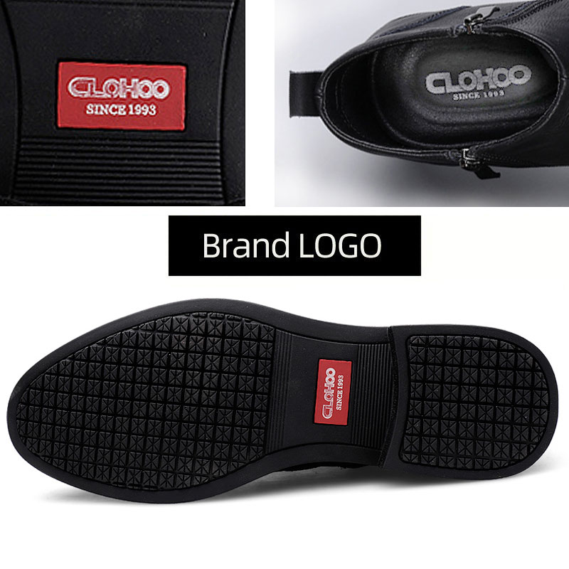 รองเท้าบูทผู้ชาย CLOHOO ทำมือ  - Men Shoes Boss บทวิจารณ์และราคา